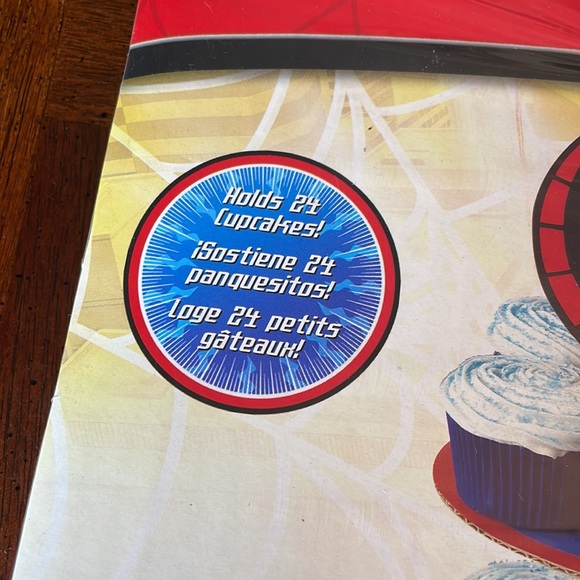 Wilton Marvel Spiderman Cupcake Cake Stand Birthday Party - Picture 3 of 6